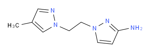 1-[2-(4-methyl-1H-pyrazol-1-yl)ethyl]-1H-pyrazol-3-amine