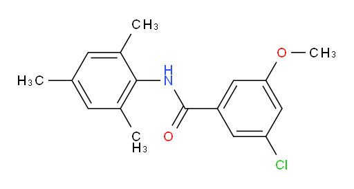 3-chloro-N-mesityl-5-methoxybenzamide