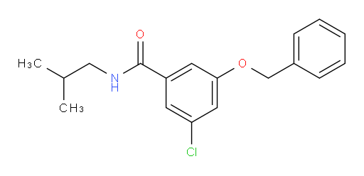 3-(benzyloxy)-5-chloro-N-isobutylbenzamide