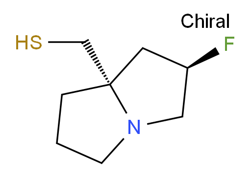 ((2R,7aS)-2-fluorohexahydro-1H-pyrrolizin-7a-yl)methanethiol
