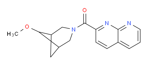 (6-methoxy-3-azabicyclo[3.1.1]heptan-3-yl)(1,8-naphthyridin-2-yl)methanone