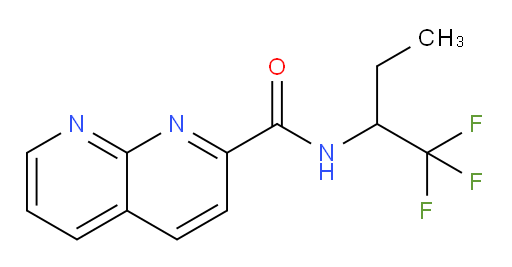 N-(1,1,1-trifluorobutan-2-yl)-1,8-naphthyridine-2-carboxamide