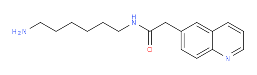 N-(6-aminohexyl)-2-(quinolin-6-yl)acetamide