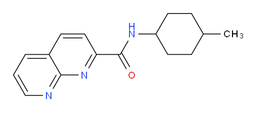 N-(4-methylcyclohexyl)-1,8-naphthyridine-2-carboxamide