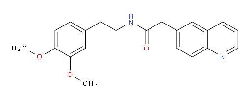N-(3,4-dimethoxyphenethyl)-2-(quinolin-6-yl)acetamide
