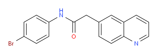 N-(4-bromophenyl)-2-(quinolin-6-yl)acetamide