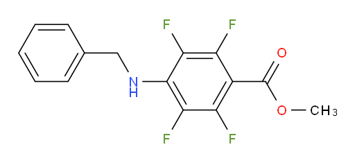 methyl 4-(benzylamino)-2,3,5,6-tetrafluorobenzoate