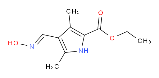 ethyl 4-((hydroxyimino)methyl)-3,5-dimethyl-1H-pyrrole-2-carboxylate