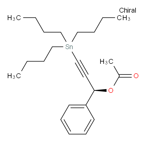 (S)-1-phenyl-3-(tributylstannyl)prop-2-yn-1-yl acetate