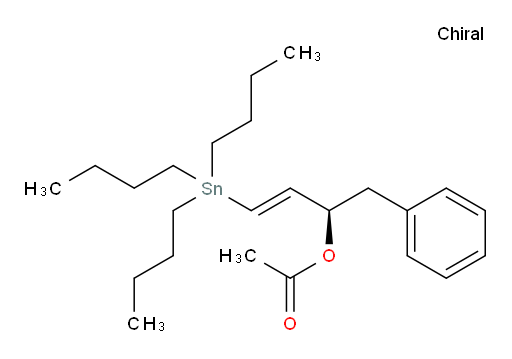 (R,E)-1-phenyl-4-(tributylstannyl)but-3-en-2-yl acetate
