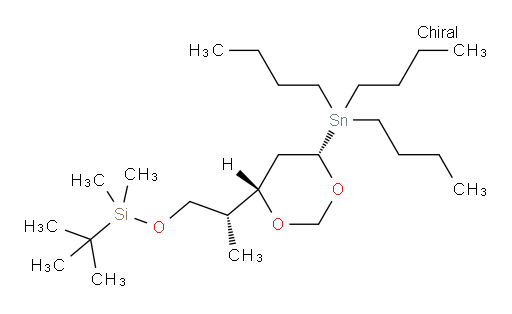 tert-butyldimethyl((R)-2-((4S,6S)-6-(tributylstannyl)-1,3-dioxan-4-yl)propoxy)silane