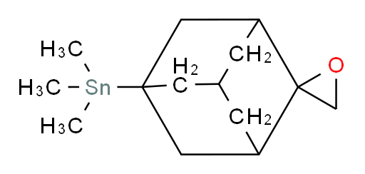 trimethyl(spiro[adamantane-2,2'-oxiran]-5-yl)stannane