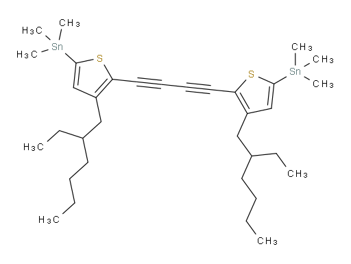1,4-bis(3-(2-ethylhexyl)-5-(trimethylstannyl)thiophen-2-yl)buta-1,3-diyne