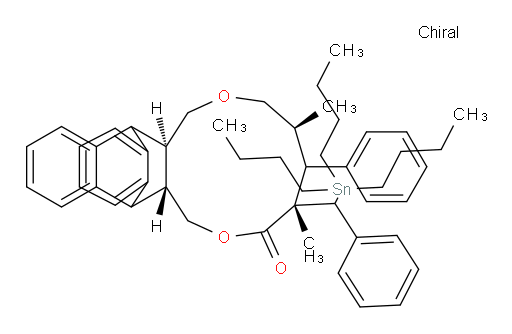 (4S,6S,9aR,15aR)-4,6-dimethyl-5-phenyl-4-(phenyl(tributylstannyl)methyl)-4,5,6,7,9a,10,15,15a-octahydro-1H-10,15-[1,2]benzenonaphtho[2,3-c][1,6]dioxacycloundecin-3(9H)-one