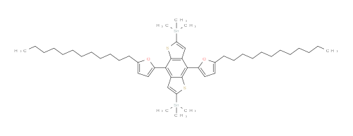 (4,8-bis(5-dodecylfuran-2-yl)benzo[1,2-b:4,5-b']dithiophene-2,6-diyl)bis(trimethylstannane)