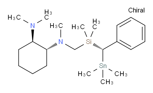 (1R,2R)-N1-((dimethyl((S)-phenyl(trimethylstannyl)methyl)silyl)methyl)-N1,N2,N2-trimethylcyclohexane-1,2-diamine