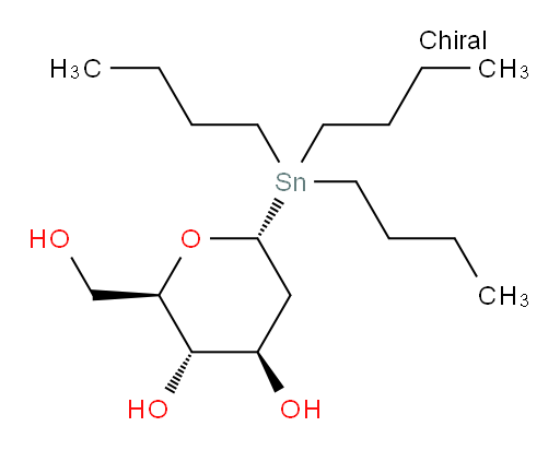 (2R,3S,4R,6R)-2-(hydroxymethyl)-6-(tributylstannyl)tetrahydro-2H-pyran-3,4-diol