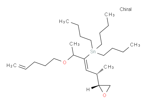 tributyl((5S,Z)-5-((R)-oxiran-2-yl)-2-(pent-4-en-1-yloxy)hex-3-en-3-yl)stannane