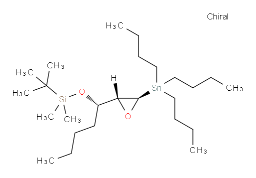 tert-butyldimethyl(((S)-1-((2R,3R)-3-(tributylstannyl)oxiran-2-yl)pentyl)oxy)silane