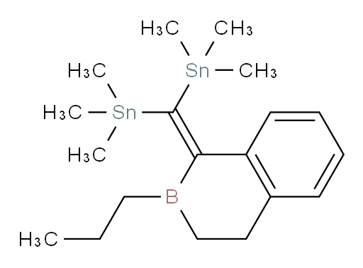 ((2-propyl-3,4-dihydrobenzo[c]borinin-1(2H)-ylidene)methylene)bis(trimethylstannane)