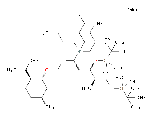 (5S,6R)-5-((R)-2-((((1R,2S,5R)-2-异丙基-5-甲基环己基)氧基)甲氧基)-2-(三丁基锡基)乙基)-2,2,3,3,6,9,9,10,10-九甲基-4,8-二氧杂-3,9-二硅杂十一烷