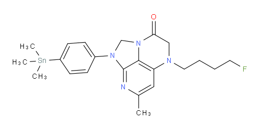 5-(4-fluorobutyl)-7-methyl-1-(4-(trimethylstannyl)phenyl)-4,5-dihydro-1H-1,2a,5,8-tetraazaacenaphthylen-3(2H)-one