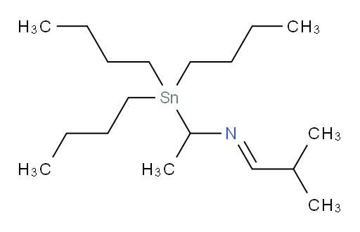 (E)-N-(2-甲基丙亚基)-1-(三丁基锡基)乙胺