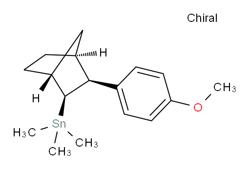 ((1R,2S,3S,4S)-3-(4-甲氧基苯基)双环[2.2.1]庚-2-基)三甲基锡烷