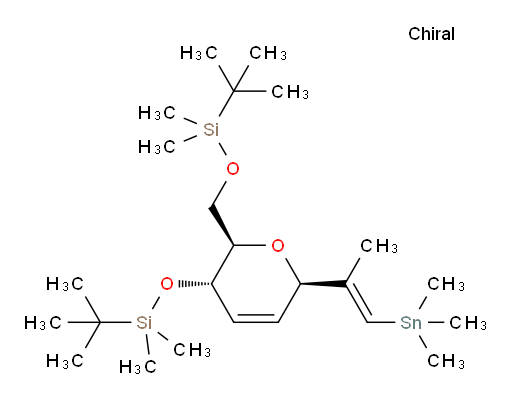 叔丁基(((2R,3S,6R)-3-((叔丁基二甲基sil氧基))-6-((E)-1-(三甲基锡基)丙-1-烯-2-基)-3,6-二氢-2H-吡喃-2-基)甲氧基)二甲基硅烷