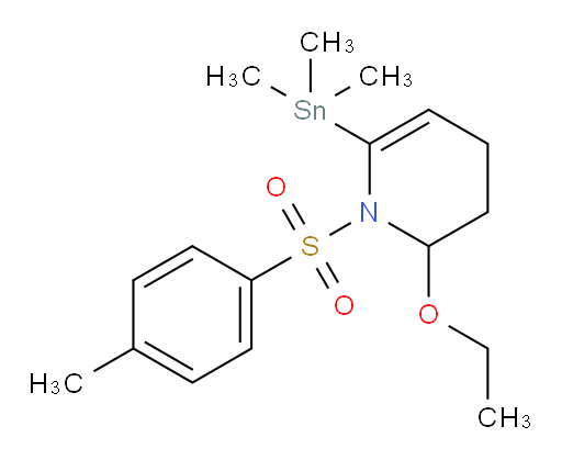 2-乙氧基-1-对甲苯磺酰基-6-(三甲基锡基)-1,2,3,4-四氢吡啶