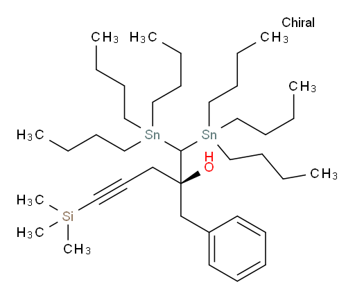 (S)-2-苄基-1,1-双(三丁基锡基)-5-(三甲基硅基)戊-4-炔-2-醇