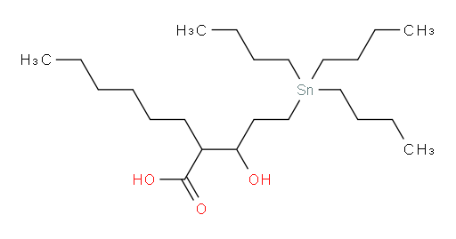 2-(1-羟基-3-(三丁基锡基)丙基)辛酸