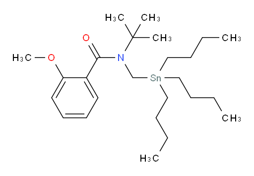 N-(叔丁基)-2-甲氧基-N-((三丁基锡基)甲基)苯甲酰胺