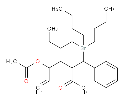 6-氧代-5-(苯基(三丁基锡基)甲基)庚-1-烯-3-基 乙酸酯