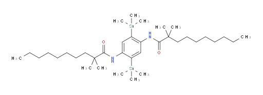 N,N'-(2,5-双(三甲基锡基)-1,4-苯二基)双(2,2-二甲基癸酰胺)