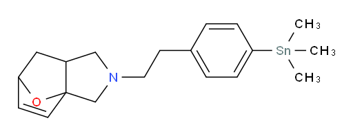 2-(4-(trimethylstannyl)phenethyl)-1,2,3,6,7,7a-hexahydro-3a,6-epoxyisoindole