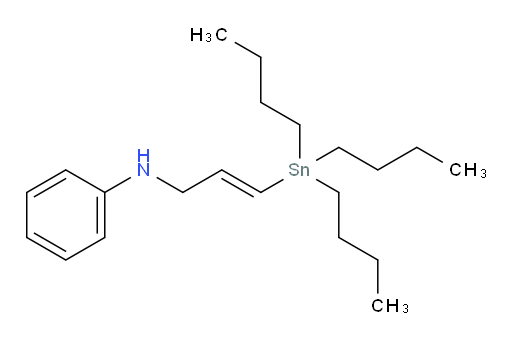 (E)-N-(3-(tributylstannyl)allyl)aniline