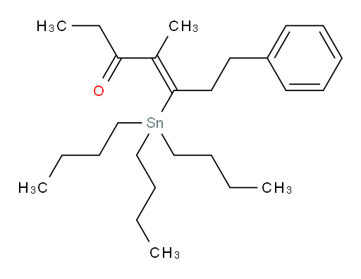 (Z)-4-甲基-7-苯基-5-(三丁基锡基)庚-4-烯-3-酮