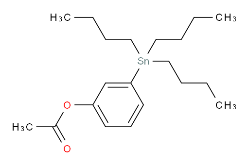 3-(三丁基锡基)苯基 乙酸酯