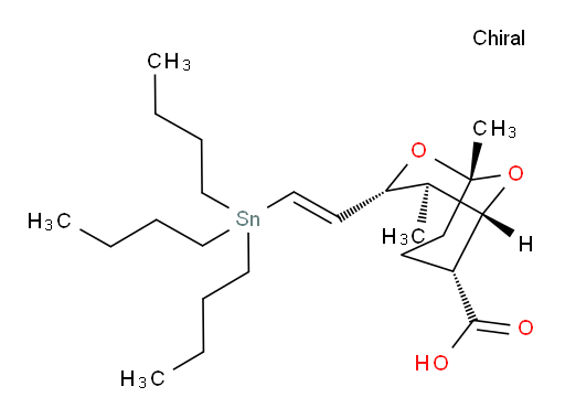(1R,3R,4R,5S,6R)-1,4-二甲基-3-((E)-2-(三丁基锡基)乙烯基)-2,9-二氧杂双环[3.3.1]壬烷-6-甲酸