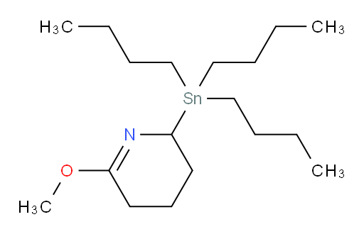 6-甲氧基-2-(三丁基锡基)-2,3,4,5-四氢吡啶