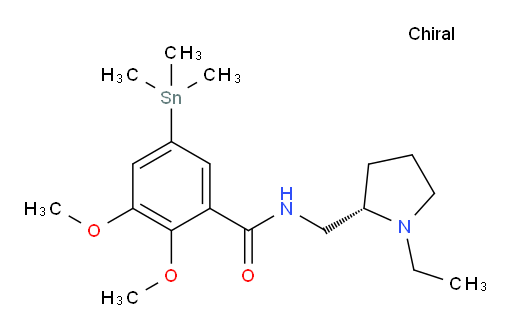 (S)-N-((1-乙基吡咯烷-2-基)甲基)-2,3-二甲氧基-5-(三甲基锡基)苯甲酰胺