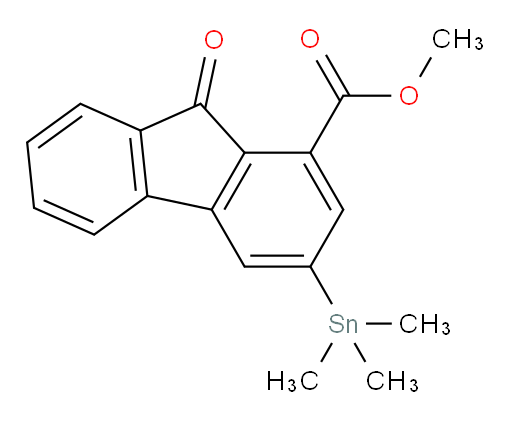 methyl 9-oxo-3-(trimethylstannyl)-9H-fluorene-1-carboxylate