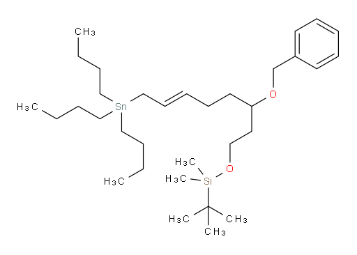 (E)-((3-(苄氧基)-8-(三丁基锡基)辛-6-烯-1-氧基))(叔丁基)二甲基硅烷