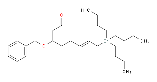 (E)-3-(benzyloxy)-8-(tributylstannyl)oct-6-enal