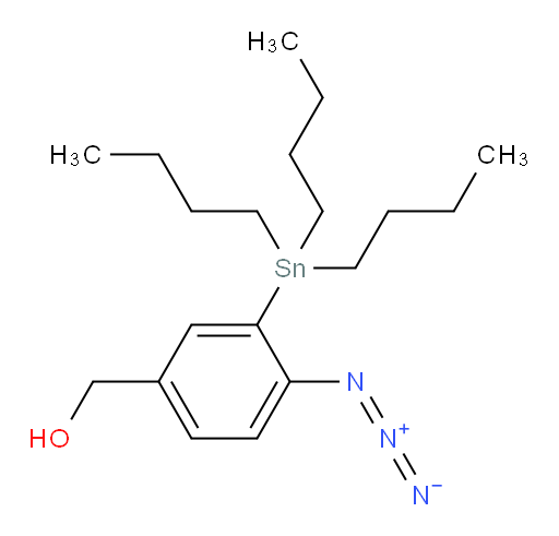 (4-azido-3-(tributylstannyl)phenyl)methanol