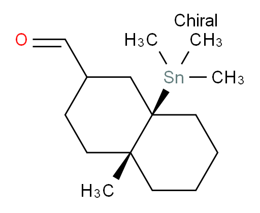 (4aR,8aR)-4a-methyl-8a-(trimethylstannyl)decahydronaphthalene-2-carbaldehyde