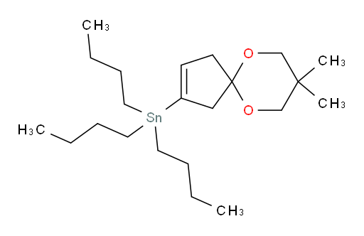 三丁基(8,8-二甲基-6,10-二氧杂螺[4.5]癸-2-烯-2-基)锡烷