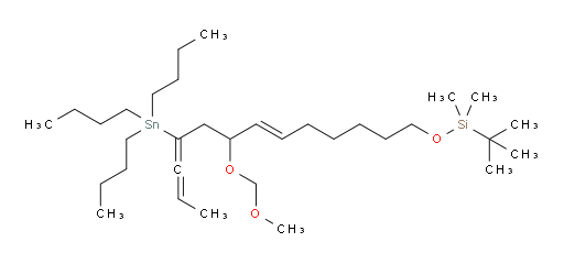 (E)-14,14,15,15-tetramethyl-5-(2-(tributylstannyl)penta-2,3-dien-1-yl)-2,4,13-trioxa-14-silahexadec-6-ene