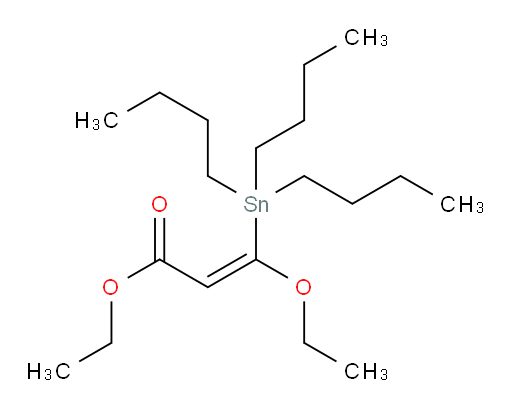 (Z)-ethyl 3-ethoxy-3-(tributylstannyl)acrylate